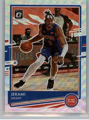 Jerami Грант 2020-21 Оптички фанатици Сребрен бран Prizm #4 NM+ -MT+ NBA кошаркарски клипови