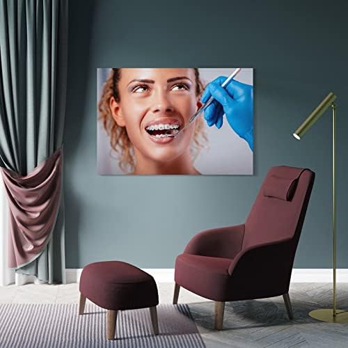 Стоматолошка канцеларија Bludug украсена со постери за стоматолошки третман Стоматолошка канцеларија постери платно за сликање постери и отпечатоци