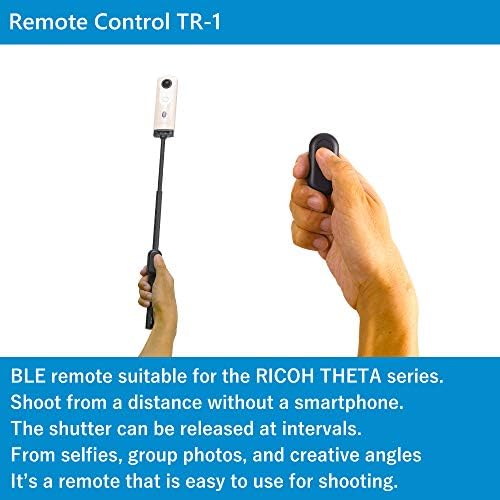 Ricoh Remote Control TR -1 за модели на TheTA - компатибилни модели: Theta Z1, Theta V, Theta SC2. Вклучено е вклучено и монтирање