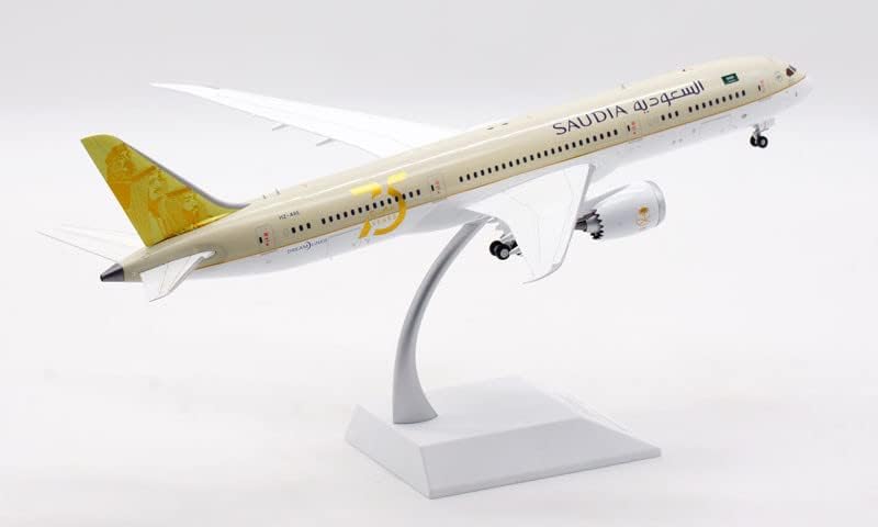 JC Wings Saudia за Boeing B787-9 Hz-ARE 75-годишнина од 1/200 Diecast Aircraft Prefuiled Model
