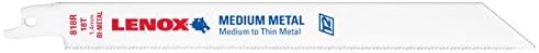 Lenox 1861354 18 TPI дво-метална реципроцитетна метална пила за сечење, 8 “