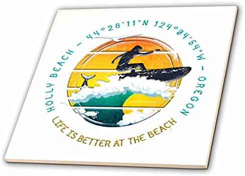 3дроуз Американски плажи-Холи Бич, Округот Линколн, орегон летен подарок-Плочки