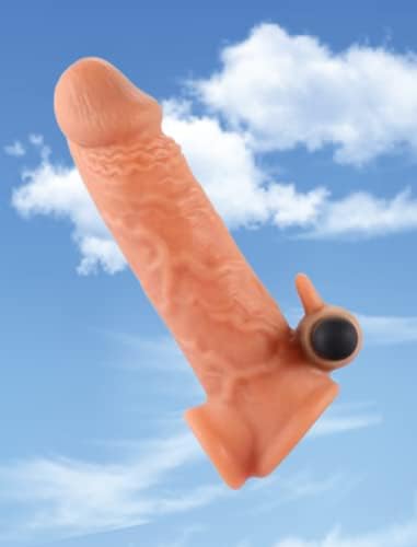 Илјадници меки силиконски вибрации за еднократна употреба на пенисот за пенисот, истегнат материјал вистински текстуриран пенис петел за зголемување, одложување