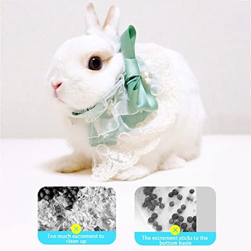 Lkjybg 100 парчиња зајачки кафез облоги за еднократна употреба мал пластичен мат Пет за еднократна употреба МАТ филмови за зајаче заморчиња