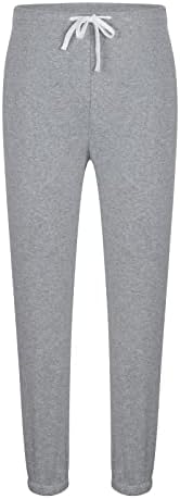 Мажите обични џемпери - машко руно наредени џогери топли панталони еластични половини за влечење на атлетски тренинзи панталони