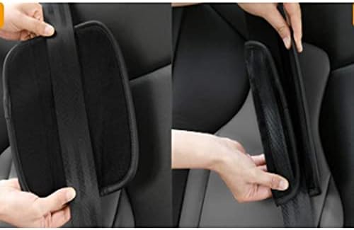 Spanice 4 Пакувања Кристал Дијамантски безбедносен појас на рамената, влошки за безбедност на ременот за безбедност на автомобилот, додатоци