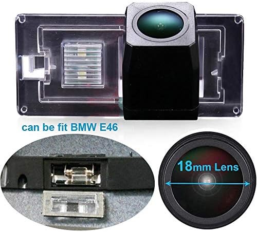 HD Боја CCD Водоотпорен Автомобил Автомобил Заден Поглед Резервна Камера, 170° Агол На Гледање Обратна Камера За Bmw E53 X5, E46 318,3