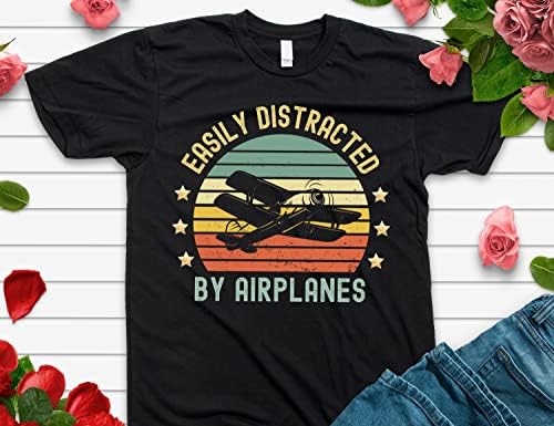 Смешно пилот кошула од расеан од авионите за гроздобер планиавиатор кошула за подарок за подарок за кошула со кошула за авиони