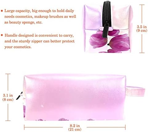 Торба За Шминка Патување Козметичка Торбичка Тоалет Организатор Торба Подарок За Жени Девојки Розова Лале