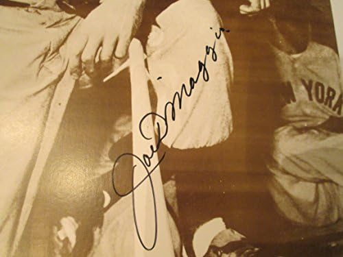Dimо ДиМаџо потпиша 11 „X14“ Јанкис Бејзбол Фотографија -прва рака автентицирана