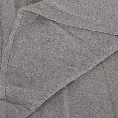Машки кошули врвови мода плус големина карирана крпеница памучна постелнина со долг ракав копче за кардиган блуза врвови