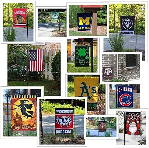 Towson Tigers Wordmark Garden Garden Flag and Stand Stand Seled Set Sett