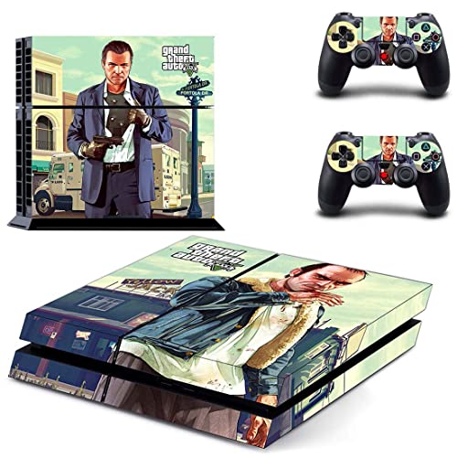 За PS5 Disc - Game Grand GTA Theft и Auto PS4 или PS5 налепница за кожа за PlayStation 4 или 5 конзола и контролори Декал Винил ДУЦ -5534