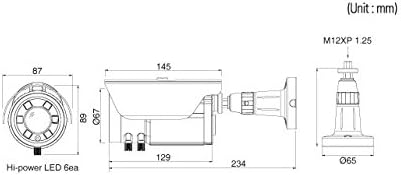 KT & C KPC-HDN552M 1080P 2.1MP HD IR на отворено со куршуми, 3,5-16mm Varifocal леќи, OSD, IP67