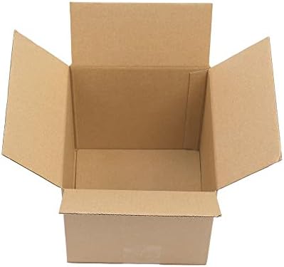 100 Мали Жолти Брановидни Кутии-Идеални За Испорака Преместување И Складирање | Цврсти Картонски Материјали за Пакување за Безбеден Транспорт | 6 Инчен Квадратен Диз