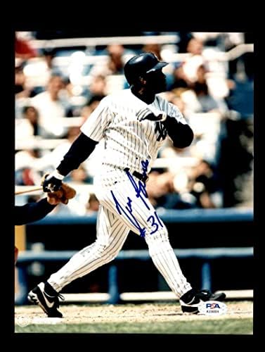Tim Raines PSA DNA COA потпиша 8x10 фото -автограм - автограмирани фотографии од MLB