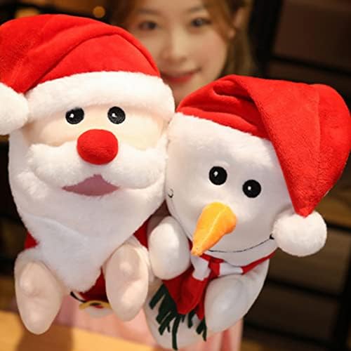 Canight Party Cartoon Imaginative Pook Plush Depical Plaything Scuanty Toy Snowman ирваси интерактивен родител-дете за раскажувања за раскажување