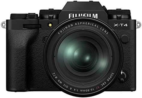 Fujifilm X-T4 Огледало Дигитална Камера XF16-80mm Објектив Комплет-Црна