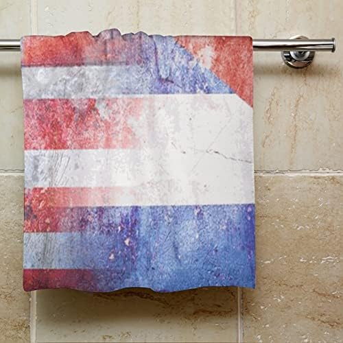Ретро САД Куба знамето за лице Премиум крпи за миење на крпи за миење садови за хотелска бања и бања