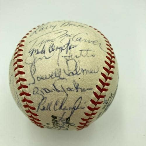 Тимот на Филаделфија Филис во 1969 година потпиша бејзбол на Националната лига - автограмирани бејзбол