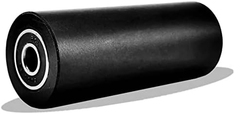Rfxcom Црно Лежиште Тркало Дијаметар 32mm Дупка 10mm Макара Нем Водич Тркало Двојно Лежиште 1Pcs
