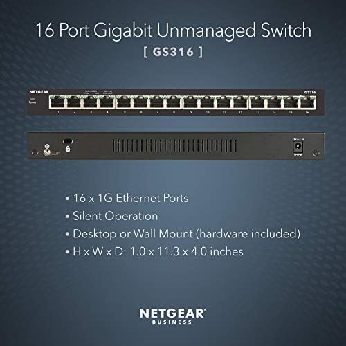 NETGEAR GS316-100NAS-Прекината Од Производителот