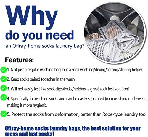 Торба за перење Чорапи-Без Напор Измијте, Исушете, Сортирајте, &засилувач; Чувајте 12-36 Пара Чорапи, 12-Џебни Мрежести Организаторски