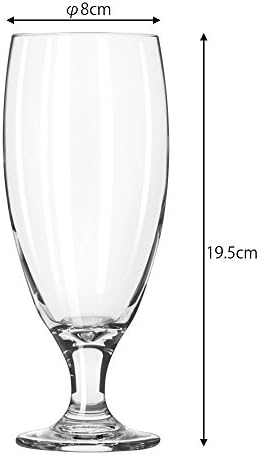 ヤマキイカイ пиво стакло: Либери Компанија Кралскиот Leerdam Lb103 3804 pilsner 16.9 fl oz, q3. 1 x H7, 7 Инчи,пакет од 12