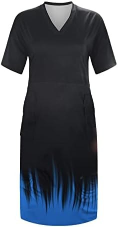 Женски Секојдневни Фустани Кошула Со Кратки Ракави Фустан Летни Фустани Фустан За Печатење Кошула Со Џебни Фустани 2023