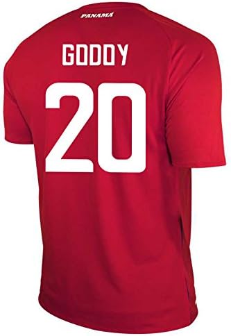 Нова рамнотежа Godoy #20 Панама домашен фудбалски дрес на Светскиот куп ФИФА Русија 2018 година