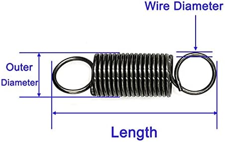 Метална затегнување на пролетната замена на затегнување на затегнување на пролетната жица дијаметар 2.3мм 2,5мм 2,6мм 3,0мм двојно