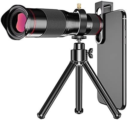 Оптички телескоп LDCHNH 48X Оптички телескоп Телефото леќи за мобилни мобилни мобилни камера со селфи статив