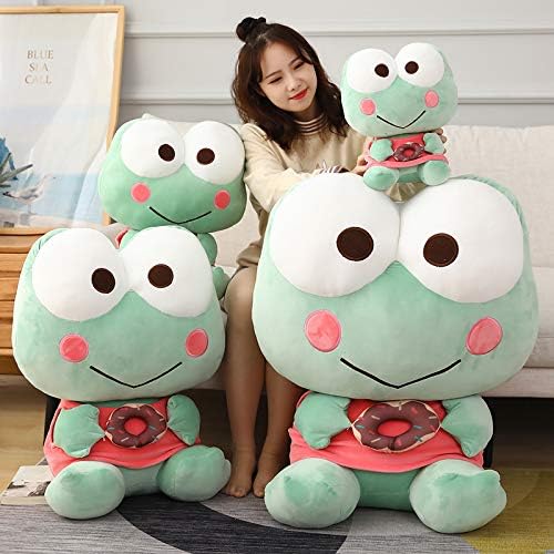 Satoyo симпатична жаба со крофни кадифен перница полнети кукли Деца играчки