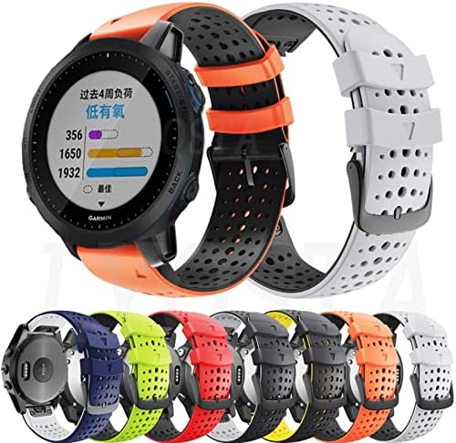 Wtukmo 22mm Watchband for Garmin Forerunner 945 935 Fenix ​​5 5Plus Fenix ​​6 Pro Silicone Smart Watch Band Brake Release Reckband
