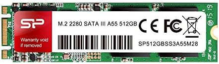 Силиконска Моќност 1tb A55 M. 2 SSD SATA III Внатрешен Погон На Цврста Состојба 2280 SU001TBSS3A55M28AB