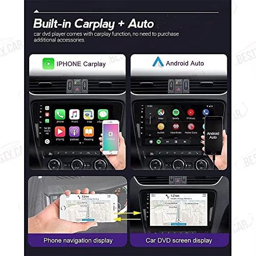 Bestycar 9 Android Автомобил Стерео Радио За Hyundai Соната NF 2004-2008 Окта Јадро Андроид 10.0 Touchscreen Headunit Поддржува GPS Навигација