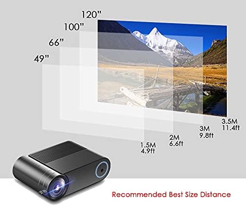 ZLXDP целосен проектор 3800 Lumens Home Theater Video Beamer Proyector VGA AV USB со подарок