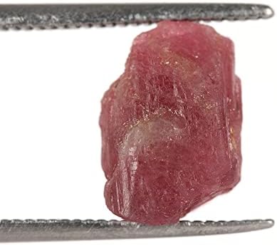 ГЕМХУБ Исцелување Кристал Груб ааа+ Розова Турмалин камен мали 2.70 кт. Лабав Скапоцен Камен За Завиткување Жица, Декорација