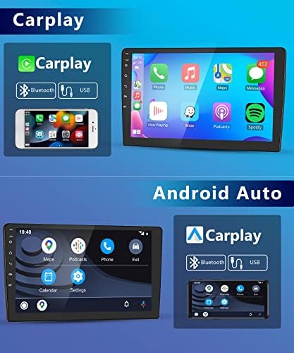 Android Car stereo за Suzuki SX4 2006-2013 Со Apple Carplay, Rimoody 9 Инчен Екран На Допир Автомобил Радио Со GPS Навигација Bluetooth FM Hifi WiFi Android Auto + Ahd Резервна Камера