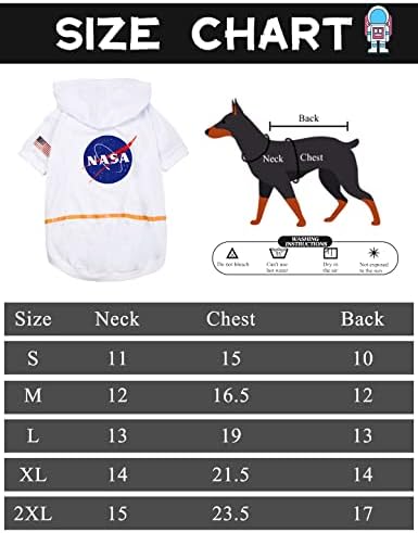 Комур Куче НА НАСА Кошули За Ноќта На Вештерките Облека За Кучиња Дуксери За Кученца Дуксер За Миленичиња Облека За Кучиња Облека За Мачки