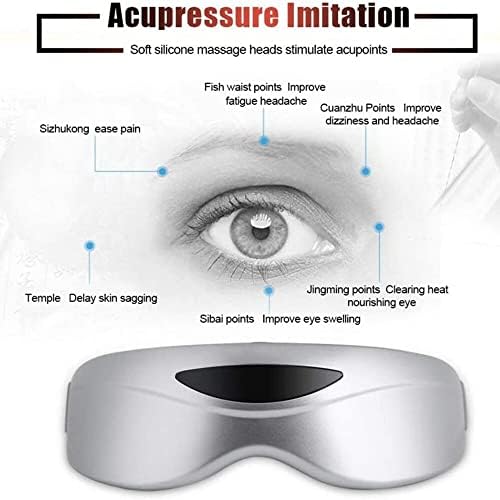 Weershun 电动 眼部 按摩器 带 空气 压缩红 外线 感应 磁铁振动 眼部 黑眼圈 改善 睡眠 Електричен масажер за очите со инфрацрвена инфрацрвена инфрацрвена инфрацрвена магнет вибрација