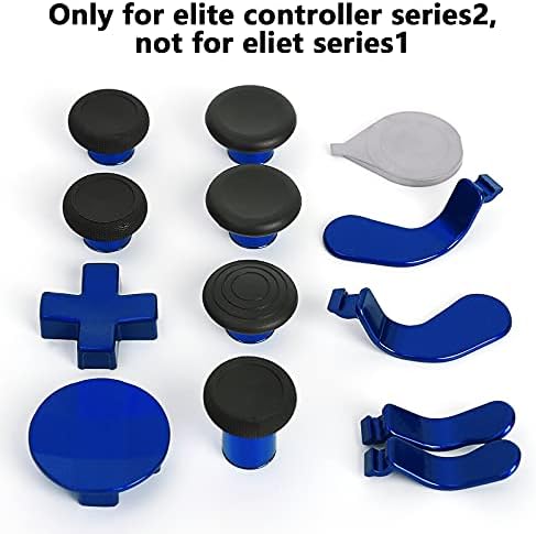13 во 1 метални палеми за замена на делови за додатоци за контролорот на Xbox One Elite Series 2, само со мала боја