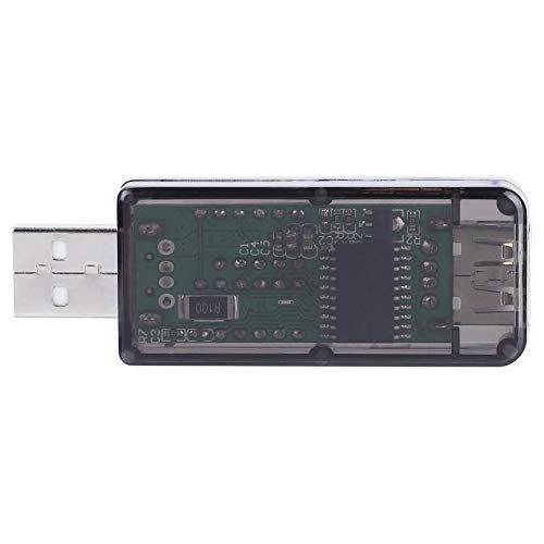 Taidda USB тестер, мултиметарски полнач USB тестер USB боја LCD волтметар Амперметар Тековен мерач на мерач УСБ тестер за повеќето апликации2##