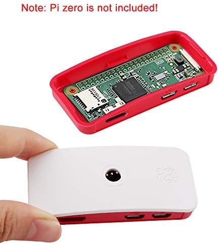 MakerFocus Raspberry Pi Zero W Официјални случаи нови, RPI Zero ABS Box Cover Shell Cover Coundroplate Counditible за Raspberry PI