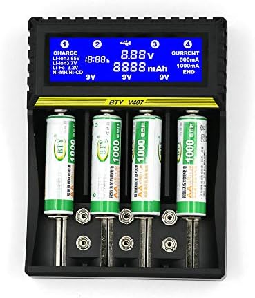 Xixian повеќефункционален полнач за батерии 18650 литиум-јонска батерија никел метал хидрид никел кадмиум AA AAA 9V полнач за батерии Смарт
