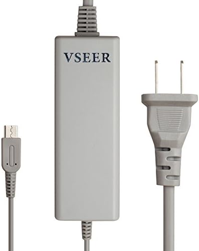 Комплет за полнач на VSEER за адаптер за полнење на електрична енергија за Wii U GamePad
