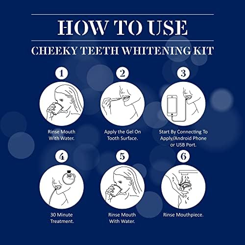 Најаки предводени заби за белење на заби со гел за белење и уста, DIY домашен систем за намалување на дамките и обезбојувањето, забите и емајлот