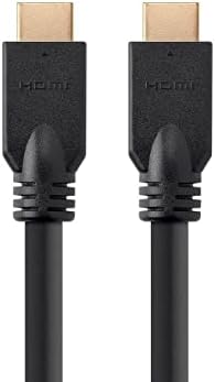 Моноприс HDMI Кабел - 40 Стапки-Црно Без Лого, Голема Брзина, 1080p@60Hz, 10.2 Gbps, 24AWG, CL2, Компатибилен СО UHD ТВ И Повеќе-Комерцијални