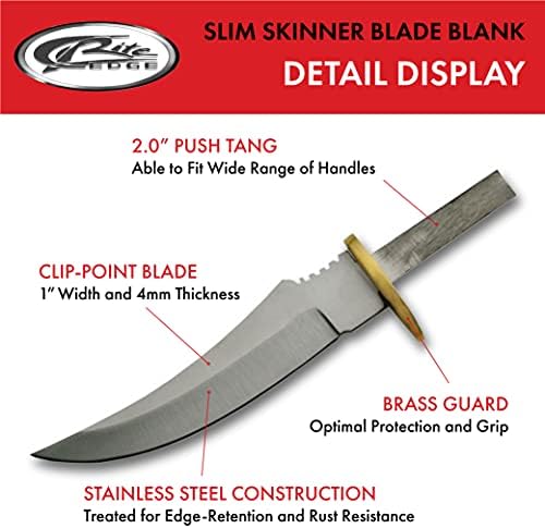 SZCO снабдува 6,5 Тенок Скинер нож сечило празно, сребро