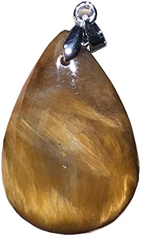 Природен питерски камен приврзок Питерсит кристален камен накит за жени мажи заздравувајќи енергија среќа подарок
